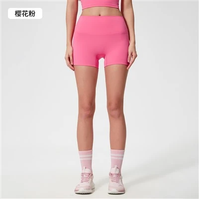 Neue Yoga-Shorts für Frauen doppelseitig gebürstetes Training Laufsport 3/4 heiße Hosen